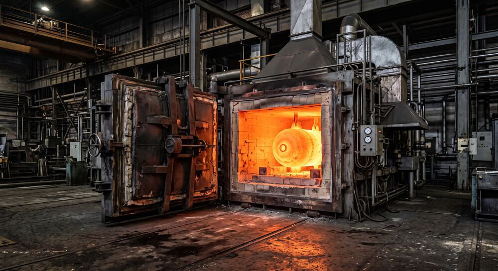 Furnace stress-relieving process