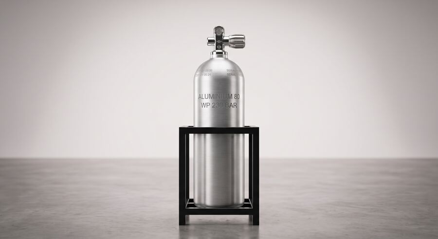Aluminum diving cylinders